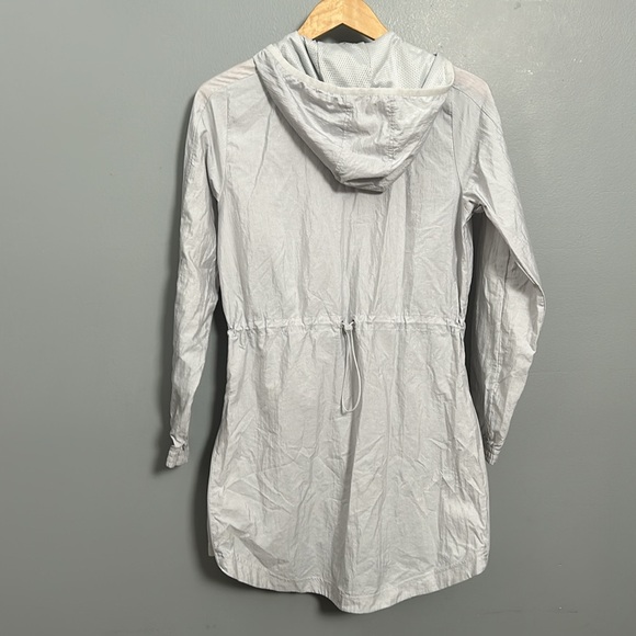 Adidas Hooded Training Dress Jacket, Gray Cloud, Size XS - Picture 3 of 14